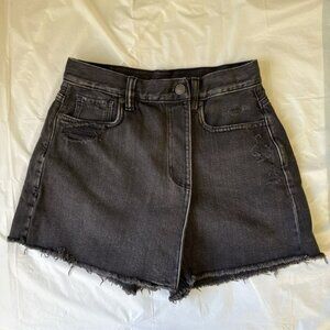 American Eagle Outfitters Black Denim Shorts
